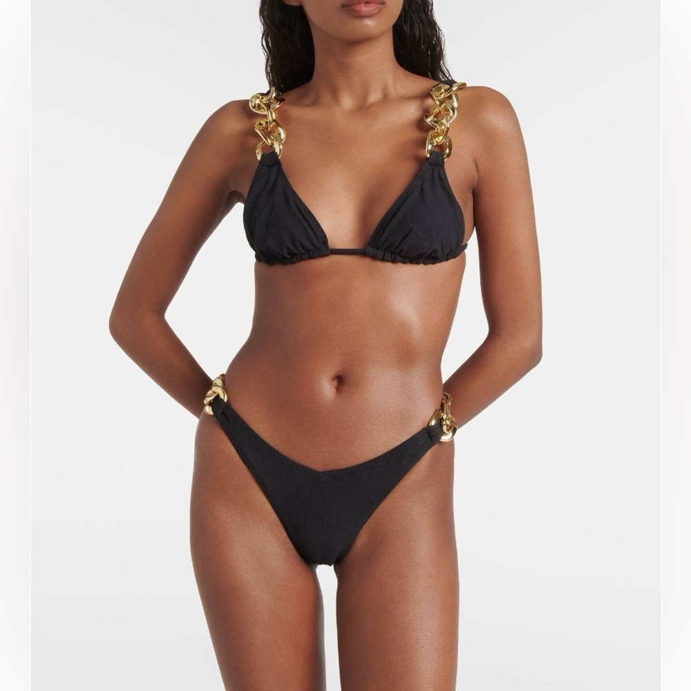 Same Embellished triangle bikini Swimwear